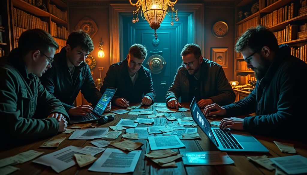 participez à un escape game à roanne et vivez une aventure immersive pleine de défis et d'énigmes à résoudre entre amis ou en famille. réservez votre séance et testez votre esprit d'équipe !