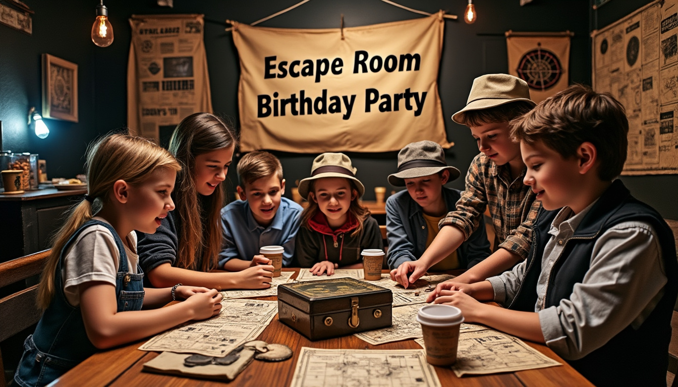 découvrez comment organiser un escape game original et amusant pour célébrer le 10e anniversaire de votre enfant. des idées créatives, des conseils pratiques et des thèmes captivants pour une fête mémorable !