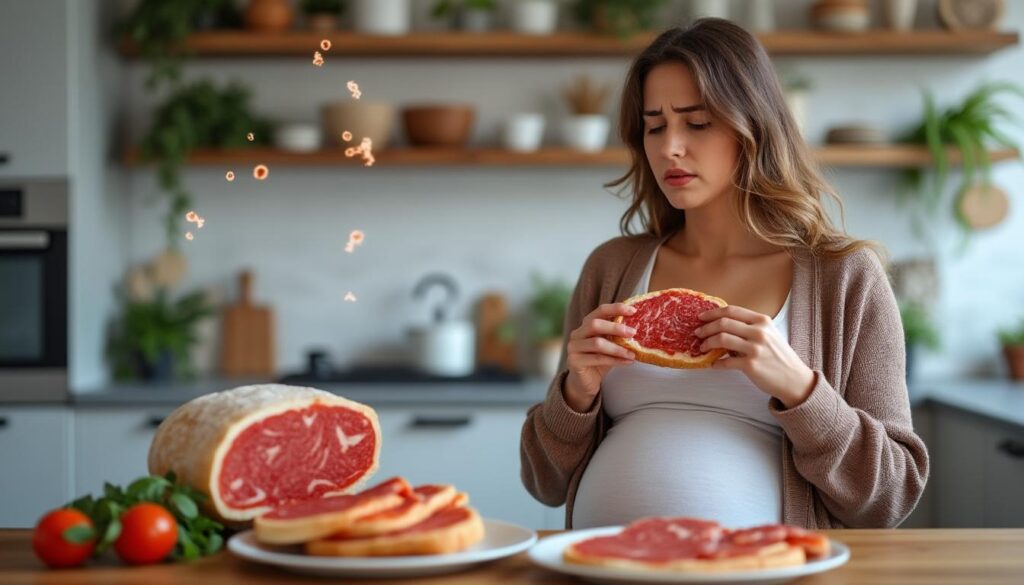 découvrez les risques potentiels liés à la consommation de mortadelle pendant la grossesse et les précautions à prendre pour assurer la santé de la maman et du bébé.