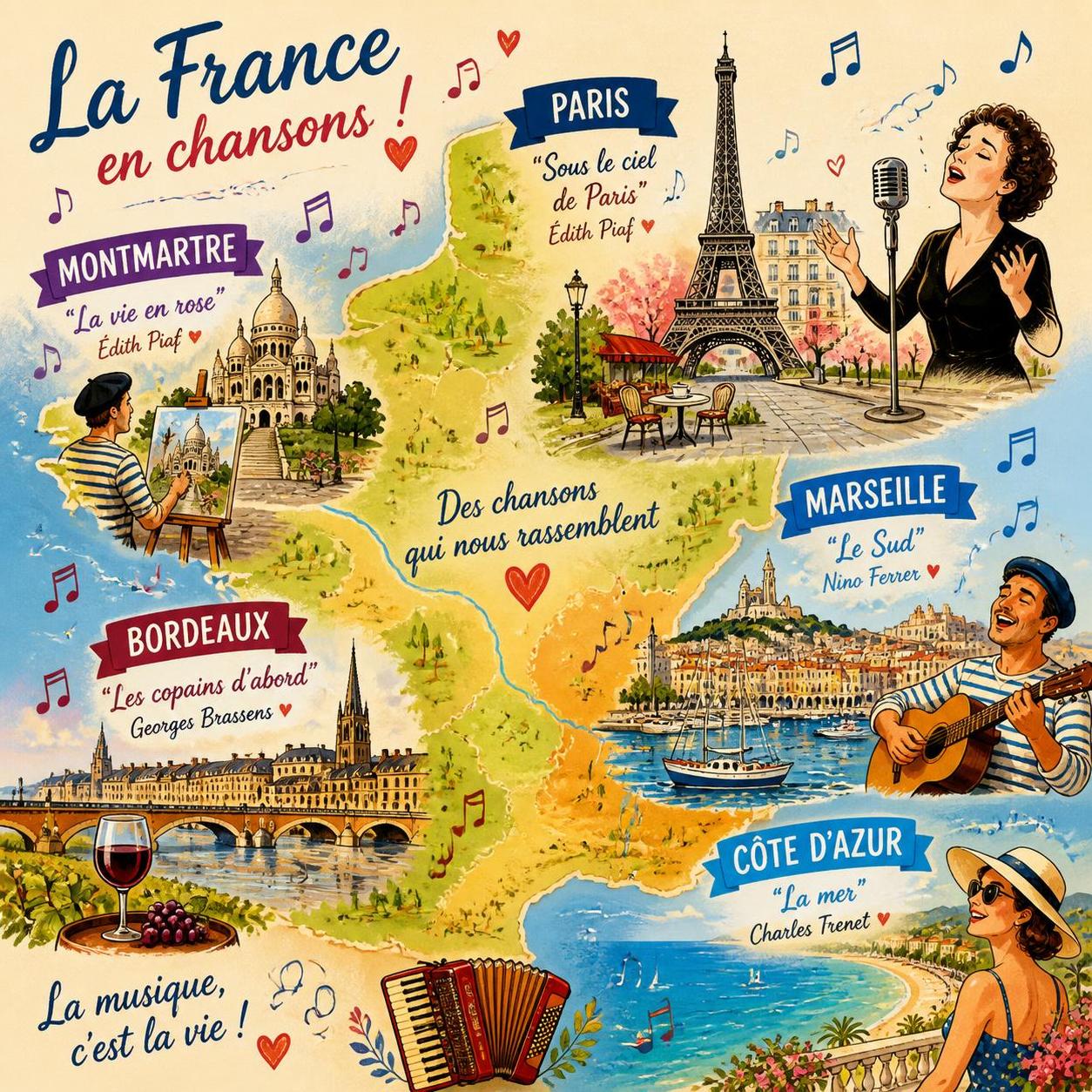 découvrez quelles villes et régions de france sont mises en avant dans les chansons françaises, et explorez la richesse culturelle et géographique célébrée par les artistes.