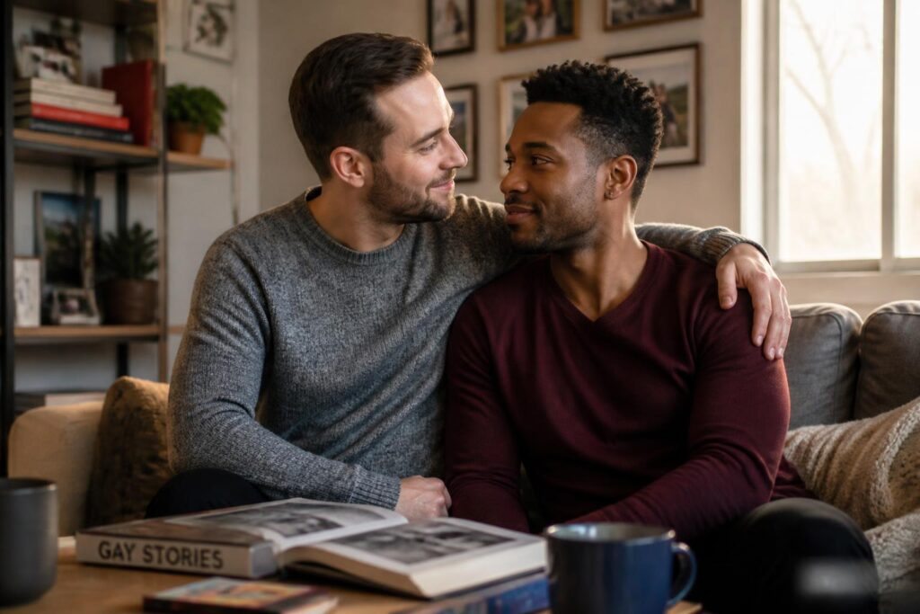 découvrez des histoires gays où la fiction révèle des parcours de vie authentiques et émouvants, mêlant émotions fortes et réalités touchantes.