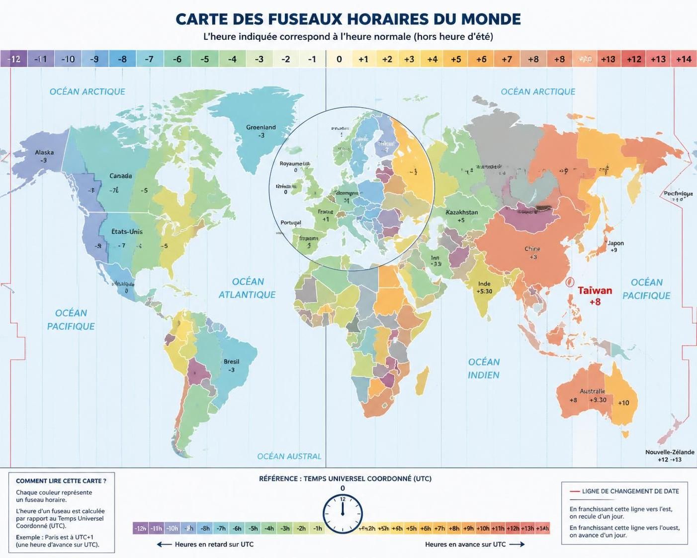découvrez pourquoi l'heure à taiwan est différente de celle en europe, en explorant les fuseaux horaires, l'histoire et les raisons géographiques qui expliquent ce décalage horaire.