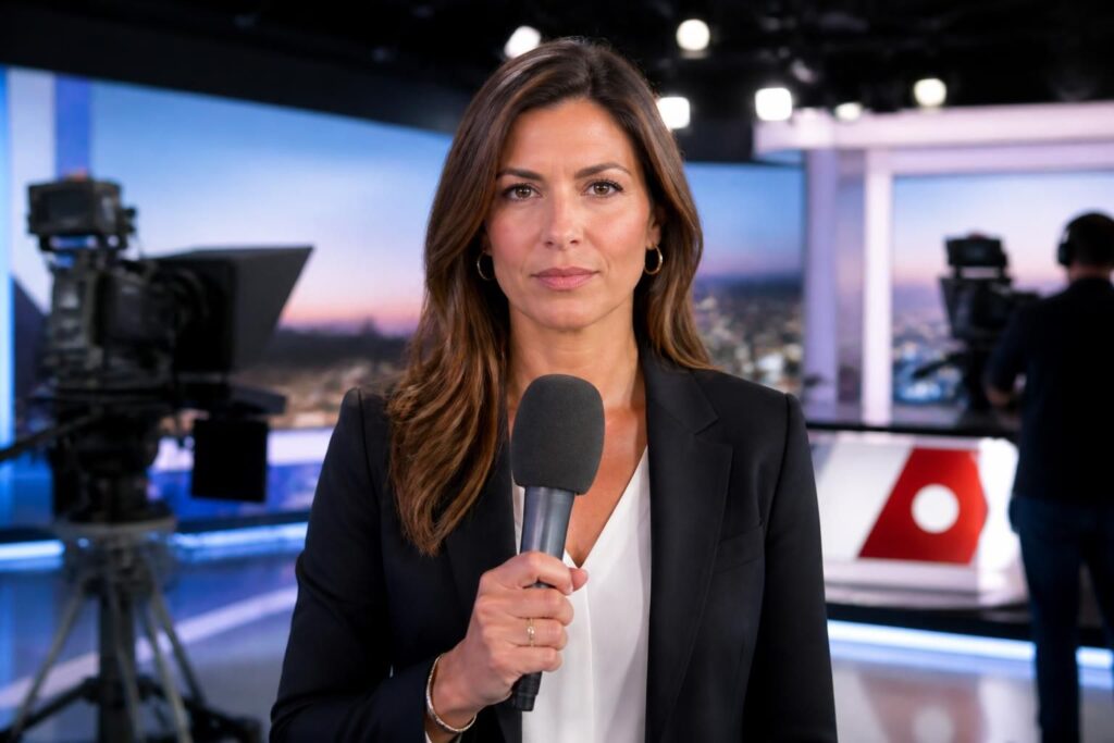 découvrez le portrait inspirant d'une grand reporter femme et son rôle essentiel dans les grands journaux télévisés de tf1 et france 2.
