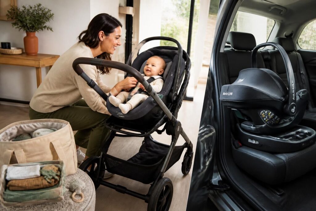 découvrez nos conseils pratiques pour choisir le maxi cosy, poussette et siège auto adaptés à la sécurité et au confort de votre enfant dès la naissance.