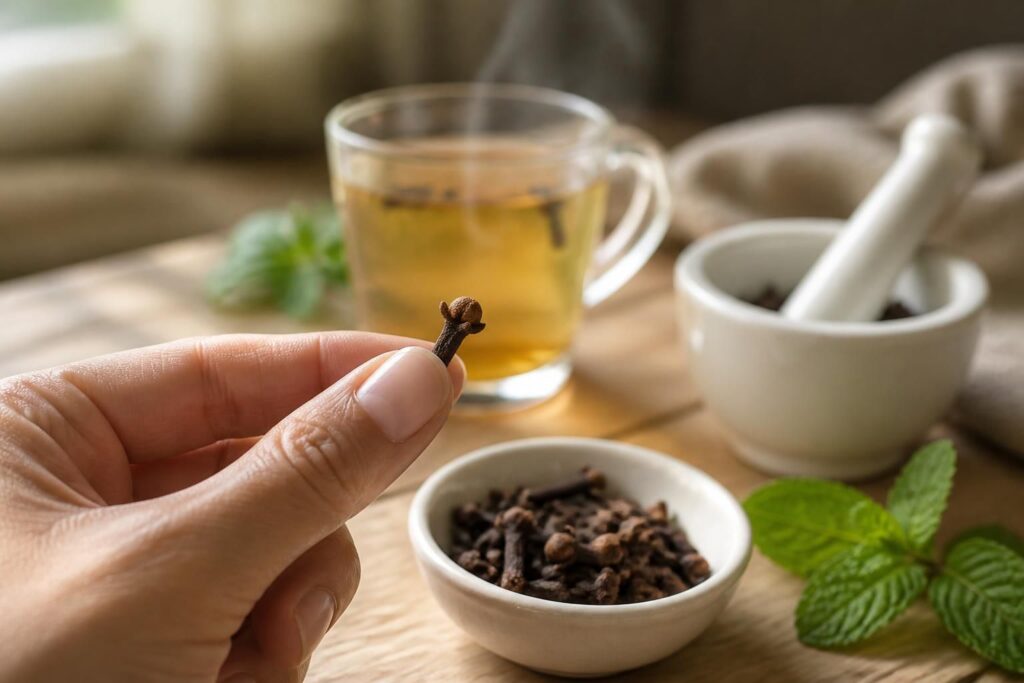 découvrez comment soulager naturellement une douleur de dent grâce au clou de girofle, avec des remèdes efficaces et des recettes faciles à préparer à la maison.