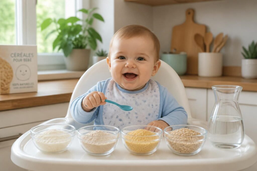 découvrez quels types de céréales choisir dès 4 à 6 mois pour bien débuter la diversification alimentaire de votre bébé en toute sécurité et nutrition optimale.
