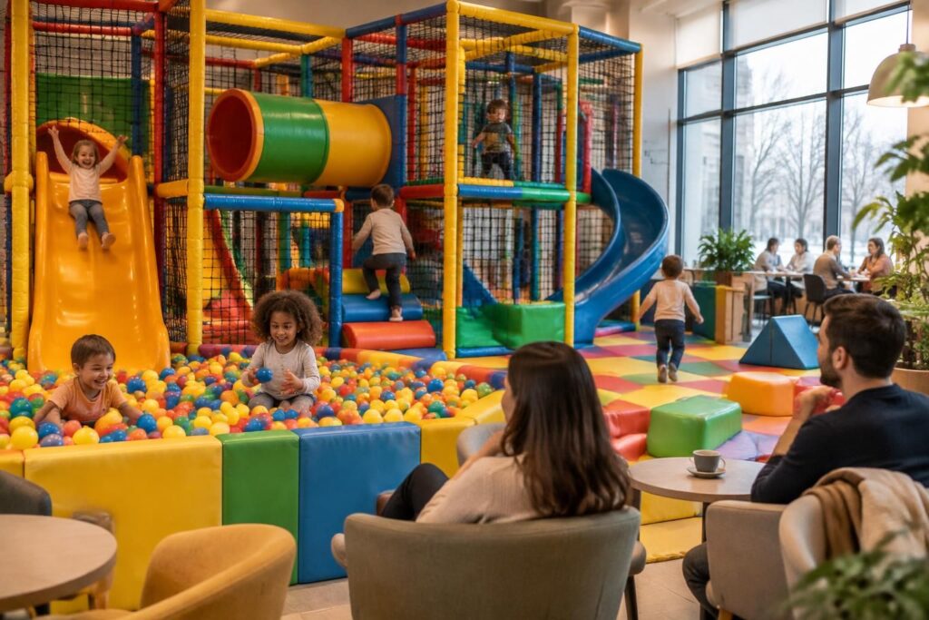 découvrez les meilleures aires de jeux couvertes pour enfants à paris et aux alentours : des lieux ludiques pour se dépenser et s’amuser à l’abri, par tous les temps.