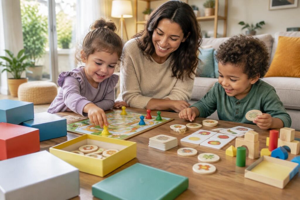 découvrez notre sélection de jeux de société pour enfants de 4 ans, adaptés aux filles et aux garçons et disponibles chez les grandes enseignes.